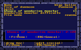Bard's Tale - Construction Set screenshot