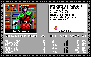 Bard's Tale 1 - Tales of the Unknown screenshot