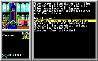 Battletech 1 - The Crescent Hawks' Inception screenshot