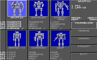 Battletech 2 - The Crescent Hawks' Revenge screenshot