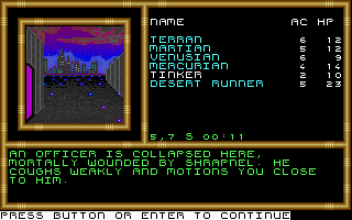 Buck Rogers 1 - Contdown to Doomsday screenshot