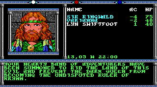 Champions of Krynn screenshot