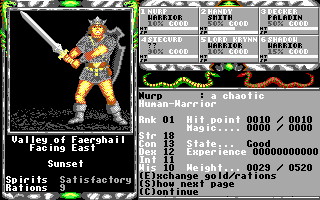 Legend of Faerghail screenshot