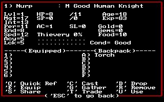 Might and Magic 2 - Gates to Another World screenshot