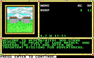Neverwinter Nights - Original screenshot