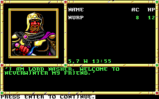 Neverwinter Nights - Original screenshot