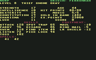 Phantasie 2 screenshot