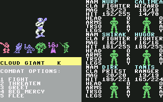 Phantasie 3 - The Wrath of Nikademus screenshot