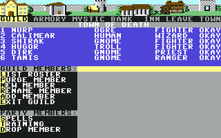 Phantasie 3 - The Wrath of Nikademus screenshot