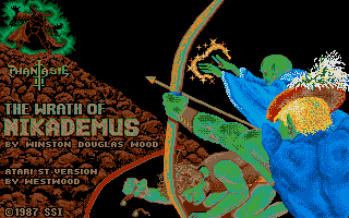 Phantasie 3 - The Wrath of Nikademus logo