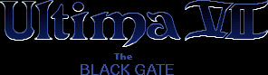 Ultima 7 Part 1 - The Black Gate logo