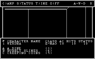 Wizardry 4 - The Return of Werdna screenshot