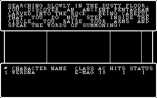 Wizardry 4 - The Return of Werdna screenshot